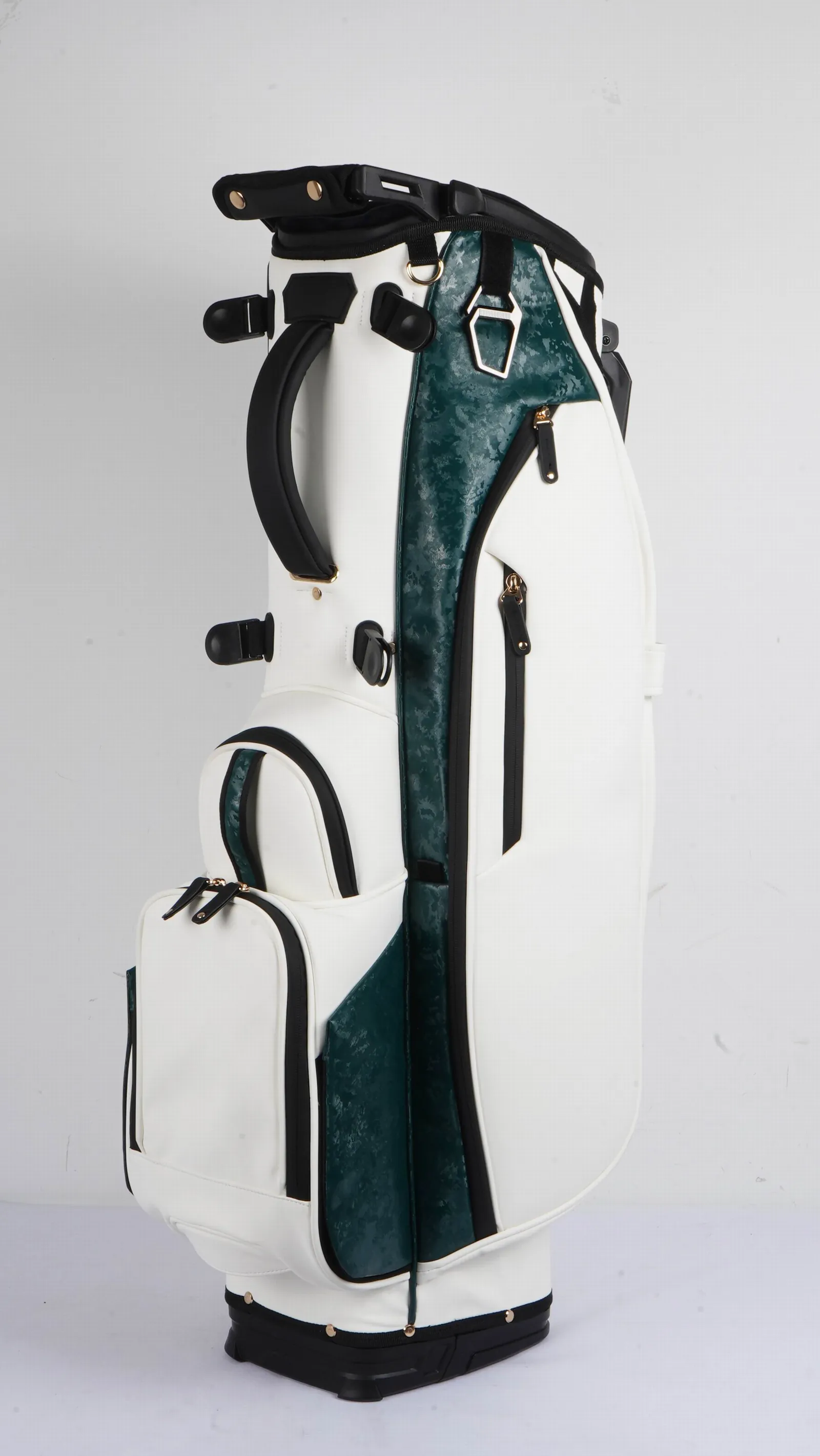 competitive golf cart bag with full-length dividers