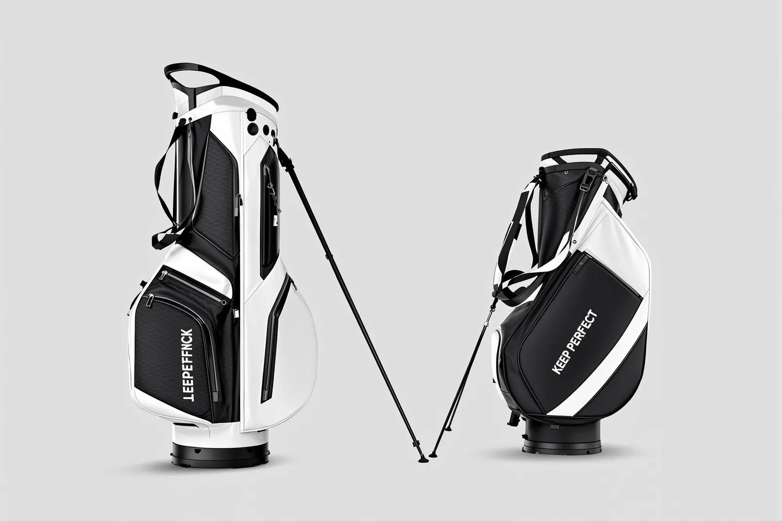 budget vs luxury golf staff bags for professional golfers