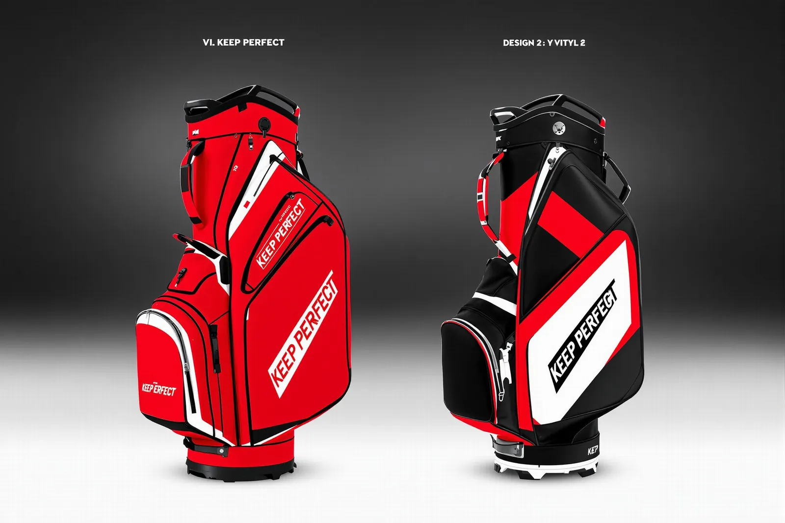 golf staff bag premium material construction detail