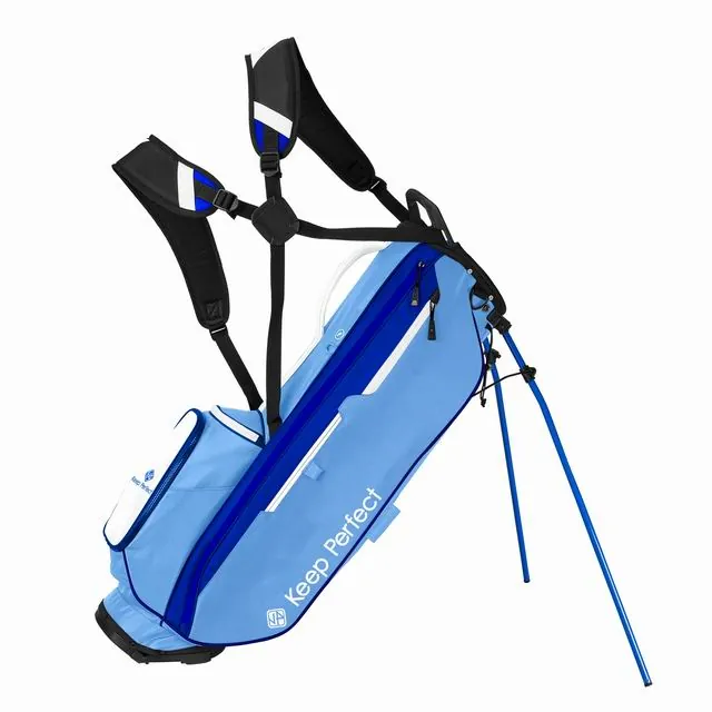 sustainability in golf bag manufacturing stand bag on the course