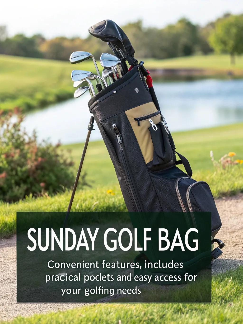 pocket organization that extends the life of a golf sunday bag